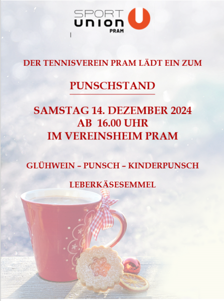 Einladung Tennis Punschstand